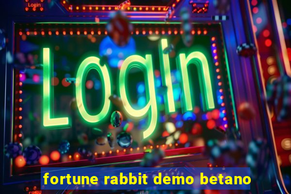 fortune rabbit demo betano